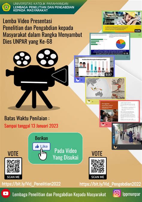 Lomba Video Presentasi Penelitian Dan Pengabdian Kepada Masyarakat