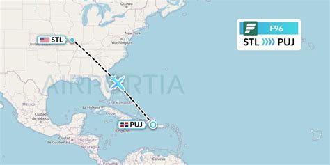 F96 Flight Status Frontier Airlines St Louis To Punta Cana FFT6