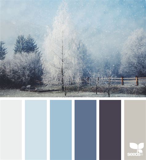 11 Beautiful Paint Palettes Inspired By Winter Babycenter Design