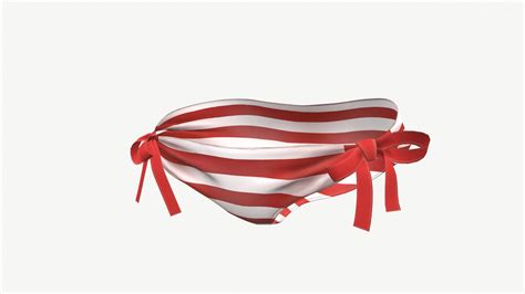 Red Bikini Swimsuit Colors D Model By Zvanka