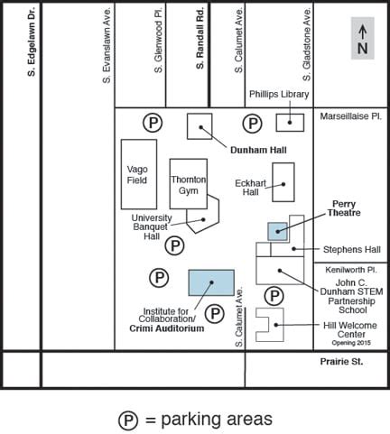 Aurora University Campus Map - Amargo Marquita