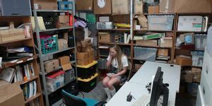 Dumb Blonde Shoplifter Gets Caught And Fucked By Security Tnaflix