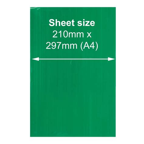 Baker Ross Ek5452 A4 Cellophane Sheets Value Pack Assorted Colours