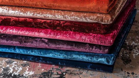 stack  colorful velvet fabrics   shades  velveteen