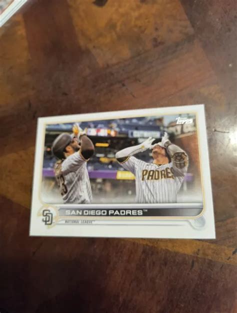 Carte Équipe San Diego Paders 2022 Topps 124 Livraison Gratuite Eur 1