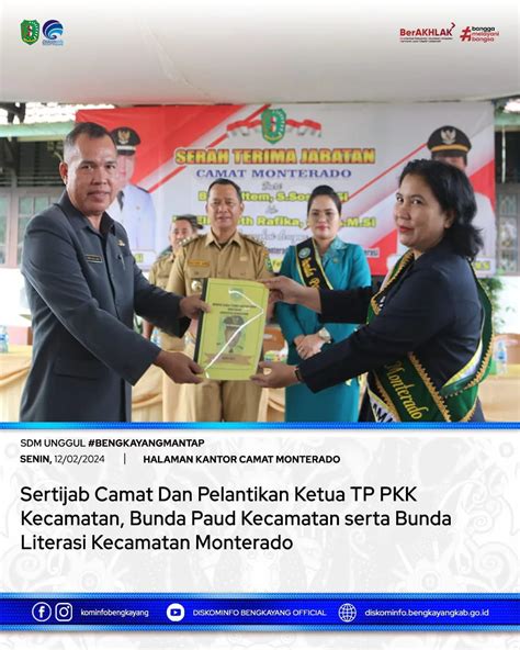 Sertijab Camat Dan Pelantikan Ketua TP PKK Kecamatan Bunda Paud