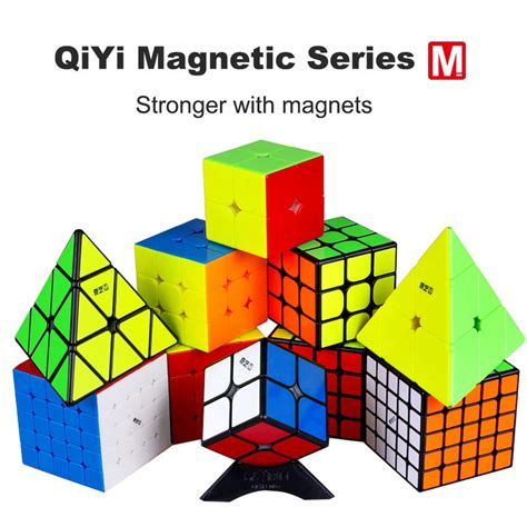 QIYI Magnetic Cube 3x3 4x4 5x5 Super Smooth Fast Speed Magnetic Cube