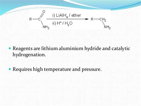 General Chemistry 2 Assignment Preparation Of Amine Group 13 And 1