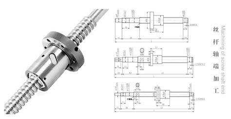 Dimension Table Of Dfm Ball Screws Mechanical Intelligent Production