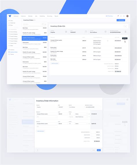 Dribbble - sf-inventory-orders-preview.png by Bilal Ck