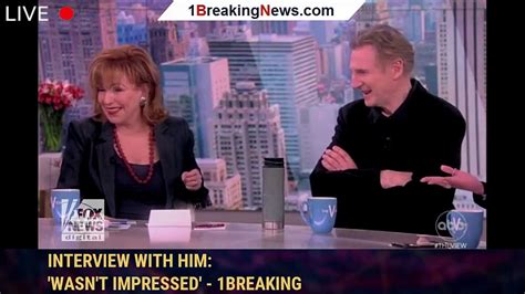 Liam Neeson Trashes The View Hosts For Awkward Interview With Him