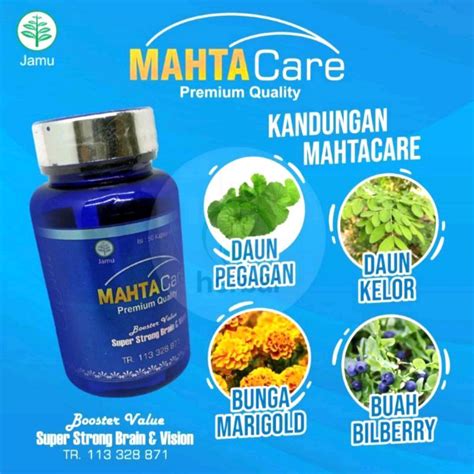 Jual Mahtacare Obat Kesehatan Mata Mah Tacare Asli Kapsul Original