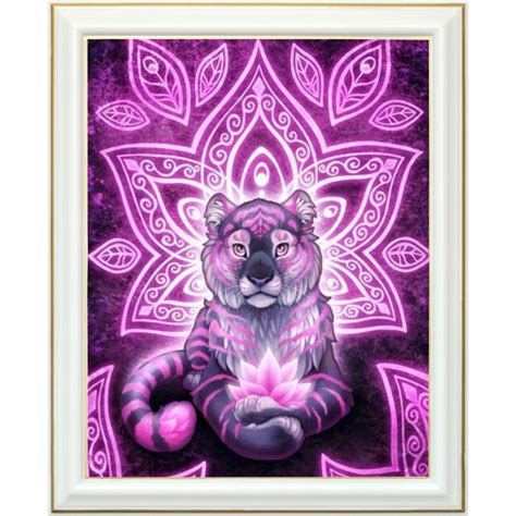 Diamond Painting Tigre Du Lotus X Cm Animaux Lartera