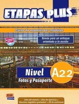 Etapas Plus A2 2 Libro Del Alumno Ejercicios CD Fotos Y Pasaporte