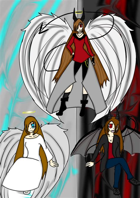 Angel, demon,hybrid by Izzyfox0415 on DeviantArt