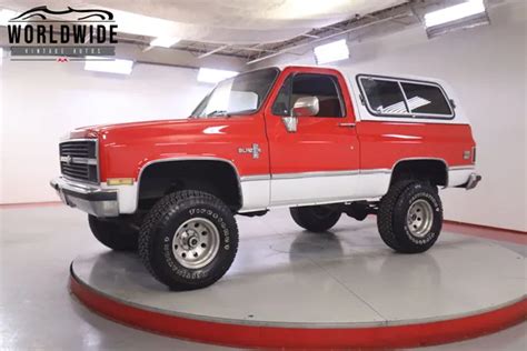 1984 Chevrolet Blazer Silverado For Sale At Worldwide Vintage Autos