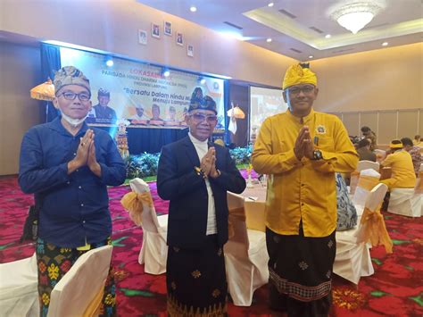 Nyoman Setiawan Nahkodai PHDI Provinsi Lampung Masa Bhakti 2022 2027