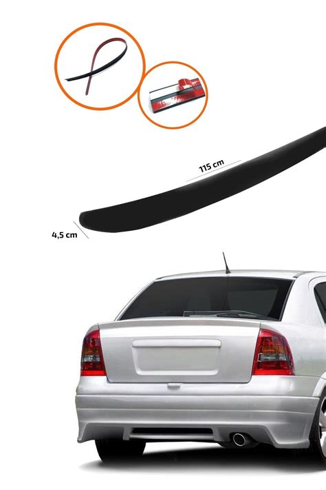 e otomarket Opel Astra G Bagaj Üstü Spoiler Piano Black Fiyatı