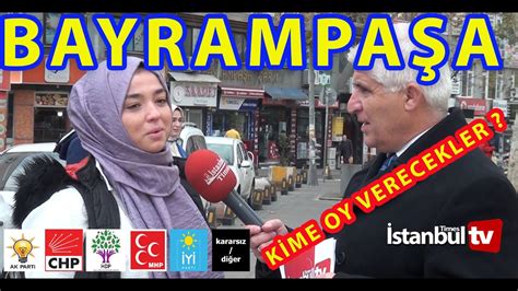 MONTAJSIZ YARIN SEÇİM OLSA BAYRAMPAŞA HALKI HANGİ PARTİYE OY VERECEK