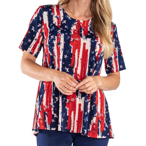 Women's Patriotic Short Sleeve Shirts – The Flag Shirt