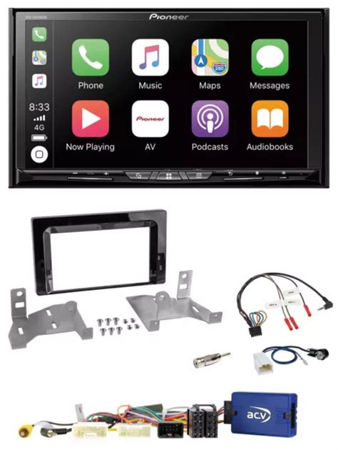 PIONEER 2DIN LENKRAD USB DAB DVD Bluetooth Autoradio für Toyota Aygo