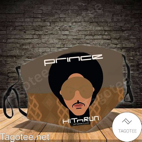 Prince Hit N Run Phase Two Album Cover Face Mask - Tagotee