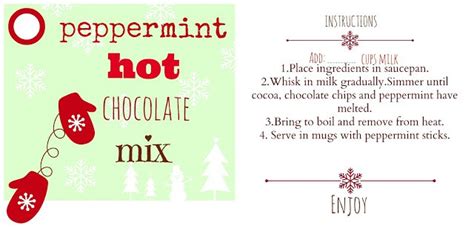 PEPPERMINT HOT CHOCOLATE