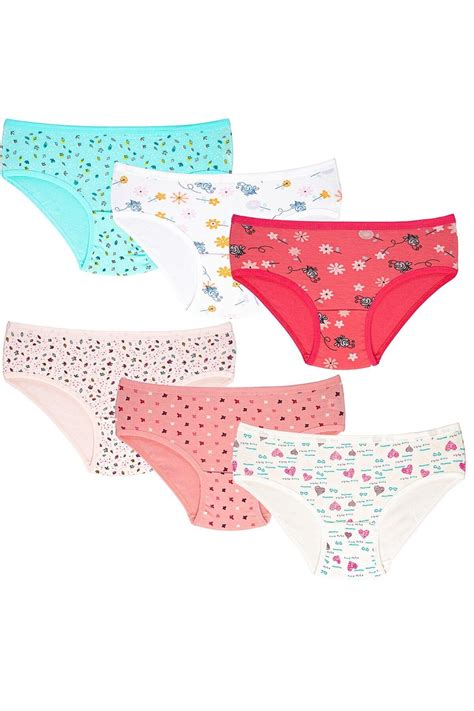 giyimsepeti Pamuklu 6 Adet Desenli Kız Çocuk Bikini Külot Fiyatı Yorumları Trendyol