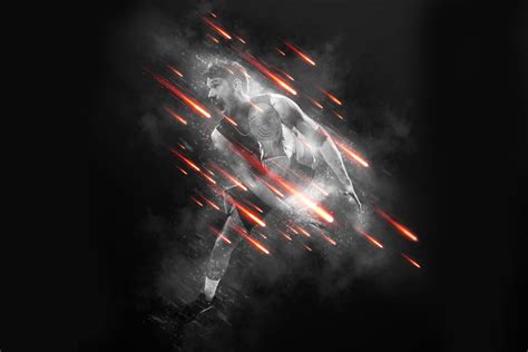 Burn Spark Effect Photoshop Action - Design Cuts