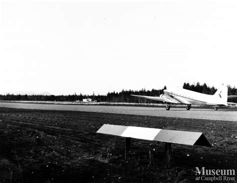 PWA airplane on runway at the Campbell River Airport | Campbell River ...