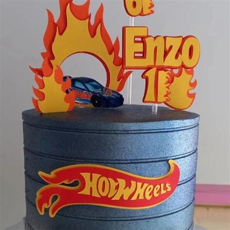 Arquivo De Corte Topo De Bolo Hot Wheels Elo