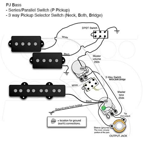 Fender Pj Bass Wiring Diagram