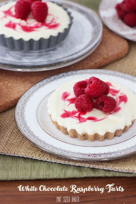 White Chocolate Raspberry Tarts Pint Sized Baker