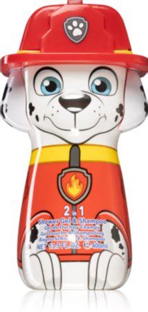 Nickelodeon Paw Patrol Marshall Gel De Ducha Y Champ En Para Ni Os