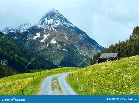 Silvretta Alps Summer View, Austria Royalty Free Stock Photos - Image ...