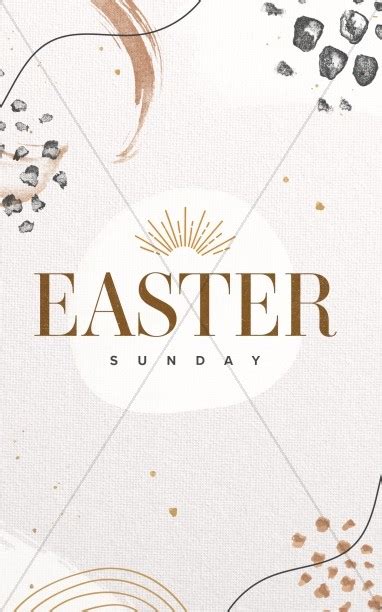 Bulletin Cover Easter Sunday Church Graphics 2022 Clover Media