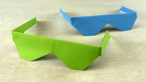 Paper Sunglasses Origami Glasses Papercraft YouTube