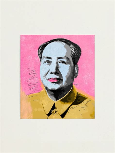 Mao Tse Tung Photographic Print For Sale By Pop Art Studio Redbubble