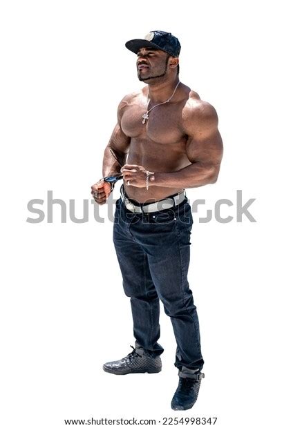 Athletic Muscular Man Standing Naked Torso Stock Photo Shutterstock
