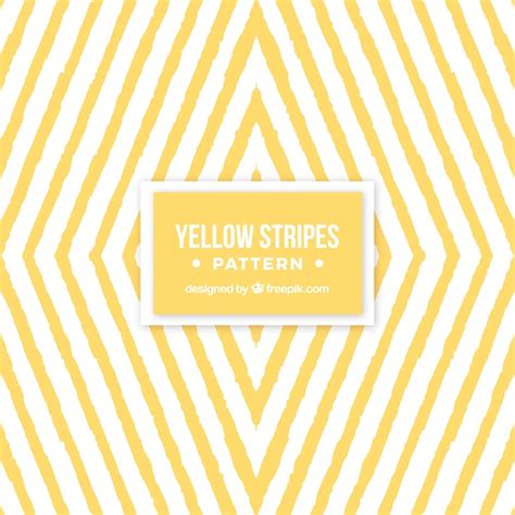 Free Vector | Geometric pattern of yellow watercolor stripes