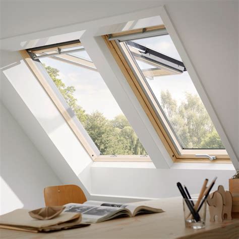 Velux Dachfenster Gpl Klapp Schwingfenster Holz Kiefer Energie