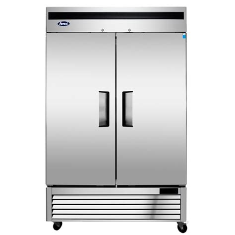 Atosa MBF8507GR Refrigerador Vertical Acero Inoxidable 2 Puertas