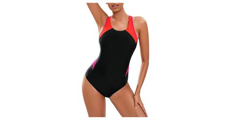 AdanWall Bandeau Bikini Damen Sport Einteiler Badeanzug St