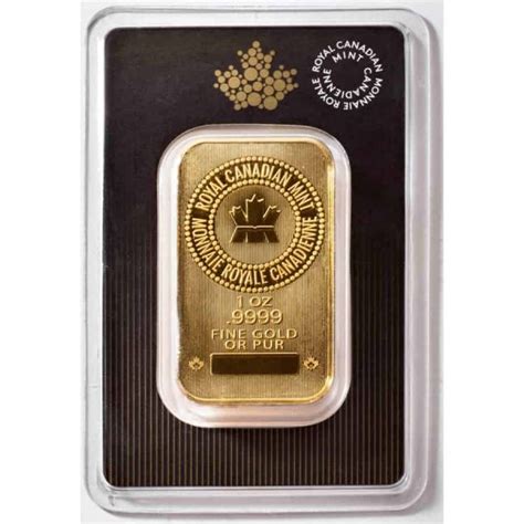 1 oz Canada Gold .9999 Bar Royal Canadian Mint - Call for Best Price ...