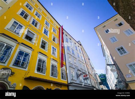 Austria, Salzburg, Birthplace of Wolfgang Amadeus Mozart Stock Photo - Alamy