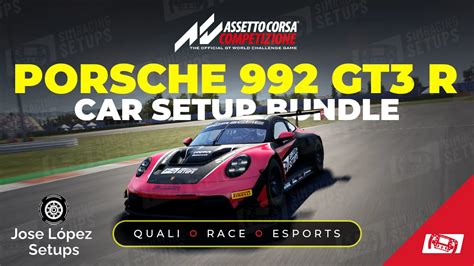 Assetto Corsa Competizione Porsche 992 GT3 Setups