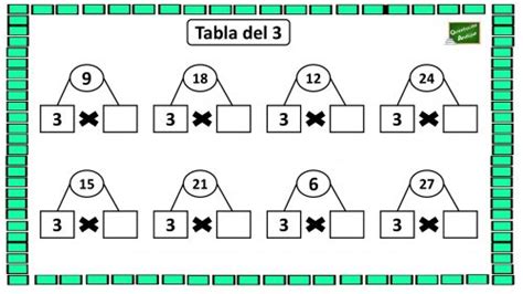 Multiplicaciones Averigua Cual Es El Factor Que Falta