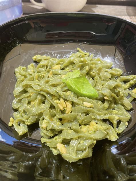 Tallarines Konjac Con Pesto Vegano Probi Tico The Konjac Shop Pasta