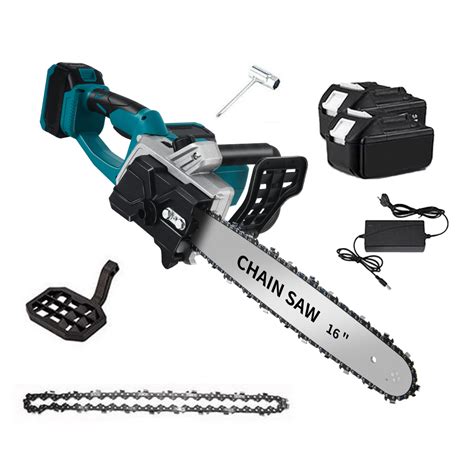 Аккумуляторная цепная пила 16 дюймов 2100 Вт 2 аккумулятора - Купить в ...