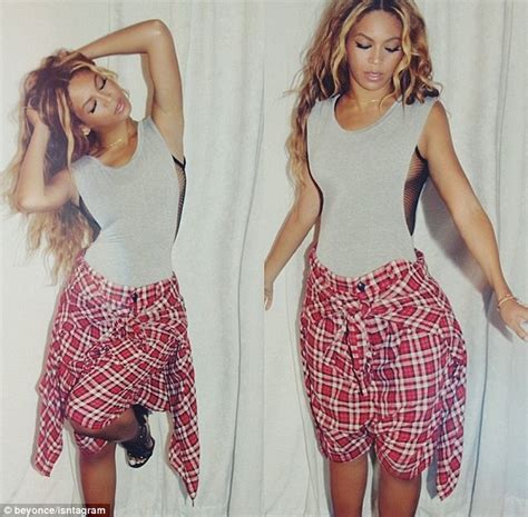 Beyonce Parades Her Shapely Legs In Super Tight Shorts And Gladiator